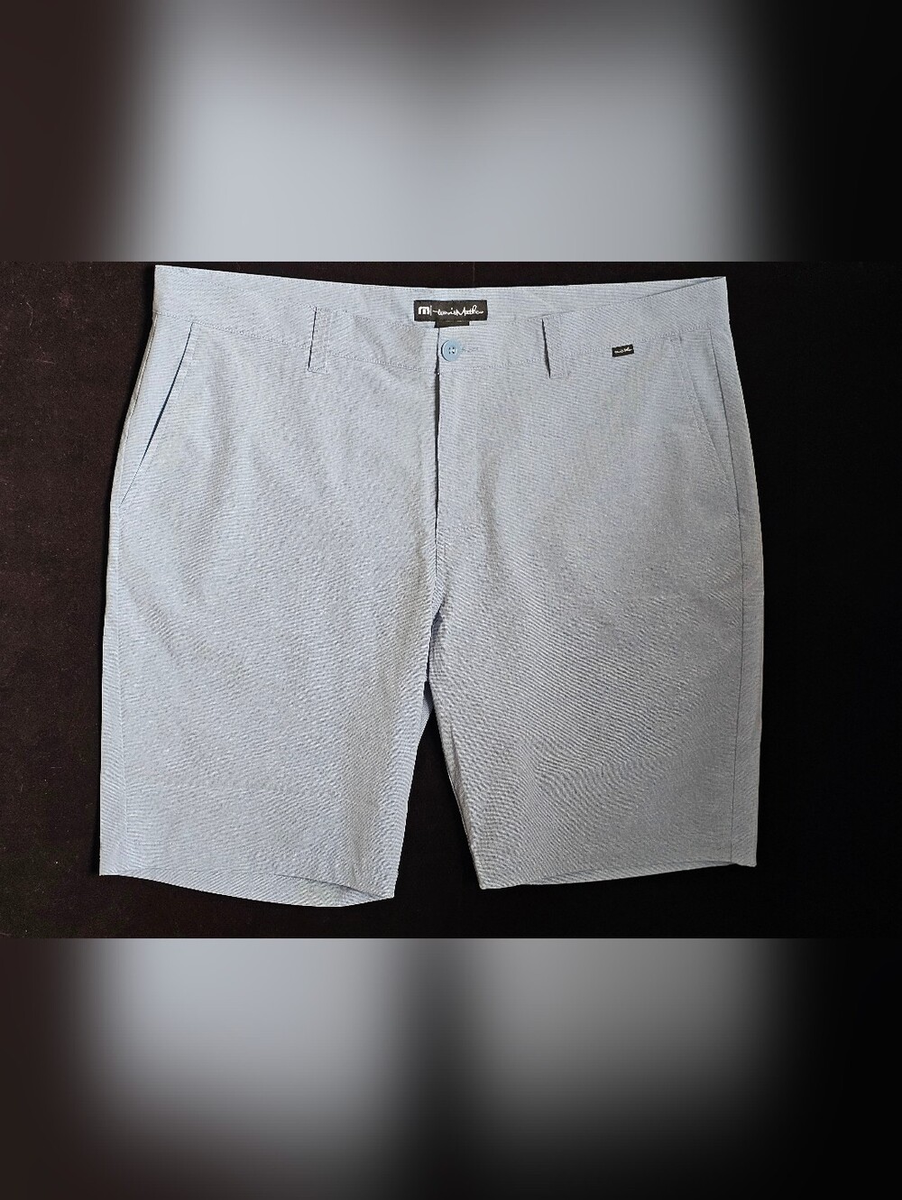 Like New Travis Mathew Sz 40 Men's Light Blue Casual Performance Golf Shorts